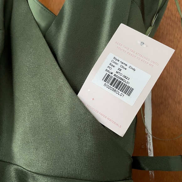 Birdy Grey: Cindy Dress Size XS in Olive - Picture 6 of 7
